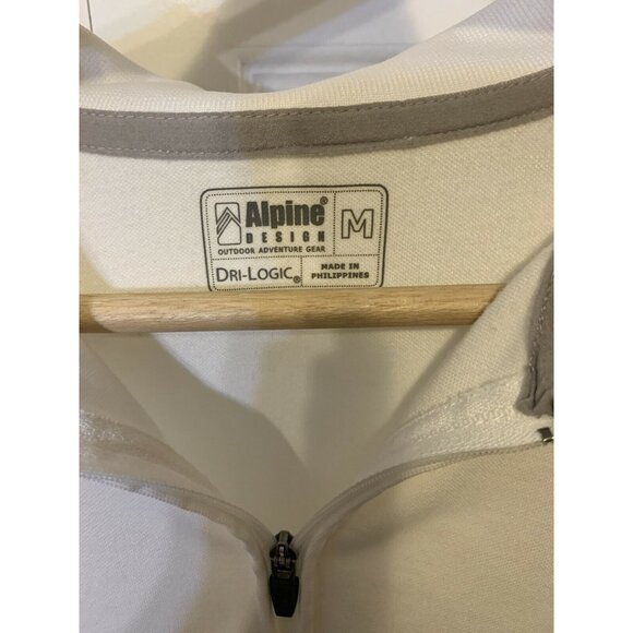 Alpine Design Dri Logic Men’s Sz M‎ Polo Shirt Golf White - Picture 2 of 8